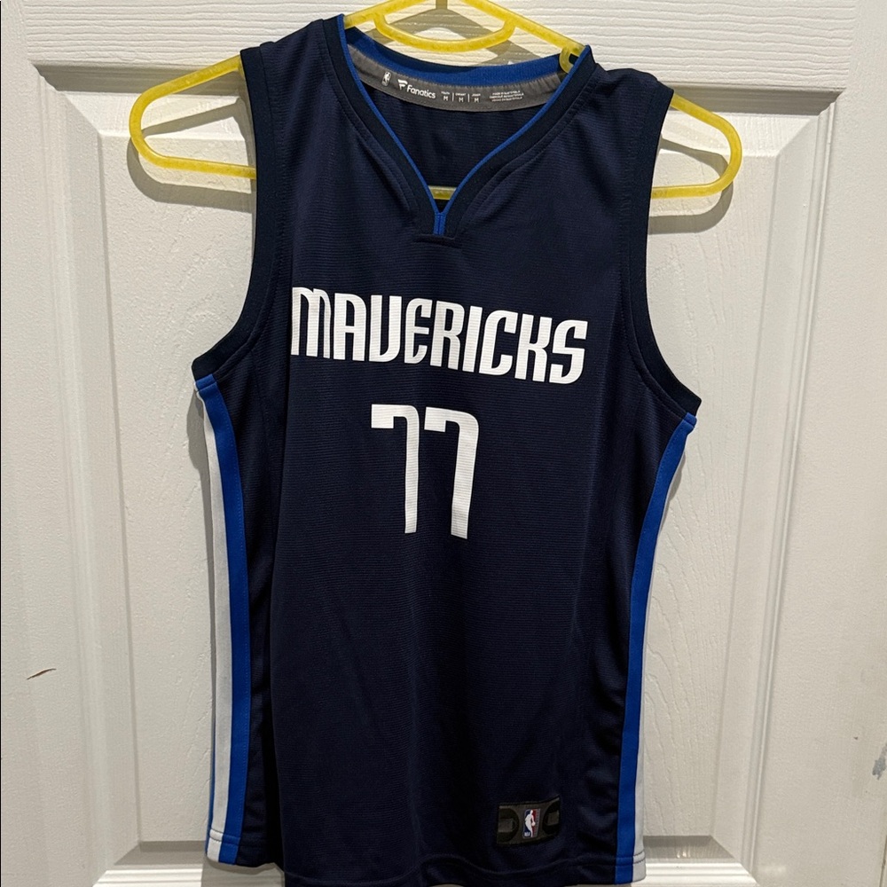 Fanatics Navy and Blue Basketball Jersey